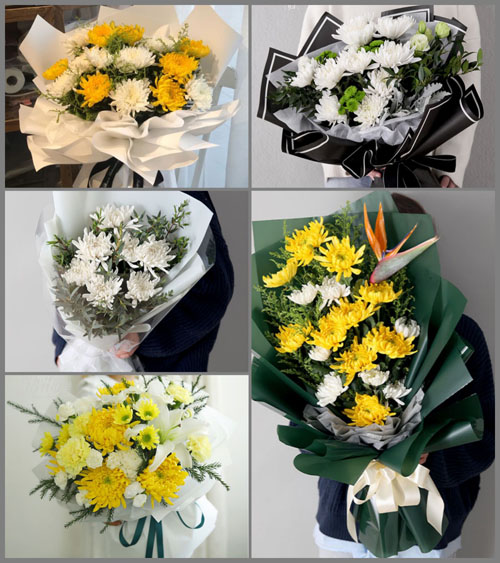海南海口市秀英区海秀镇周仁村白事花束代送